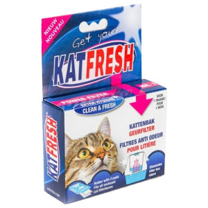 Katfresh kattenbakgeurverdrijver 3 doosjes