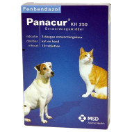 Panacur 250 Ontwormingsmiddel voor hond en kat 20 tabletten