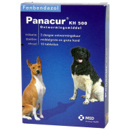 Panacur 500 Ontwormingsmiddel voor middelgrote en grote honden 10 tabletten