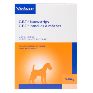 Virbac C.E.T. Kauwstrips hond tot 10 kg 2 x 141 g