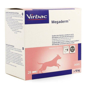 Virbac Megaderm Monodosering - hond vanaf 10 kg/ 28 zakjes 2 verpakkingen