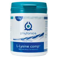 Phytonics L-Lysine comp supplement voor hond en kat 100 g