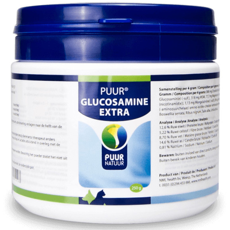 Puur Glucosamine Extra voor hond en kat