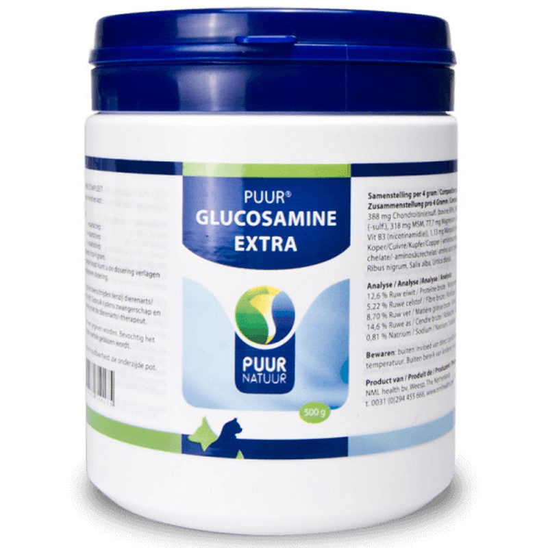 Puur Glucosamine Extra voor hond en kat