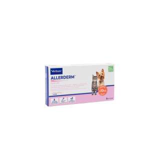 Virbac Allerderm Spot-on kleine hond & kat tot 10 kg 6 pipetten afbeelding