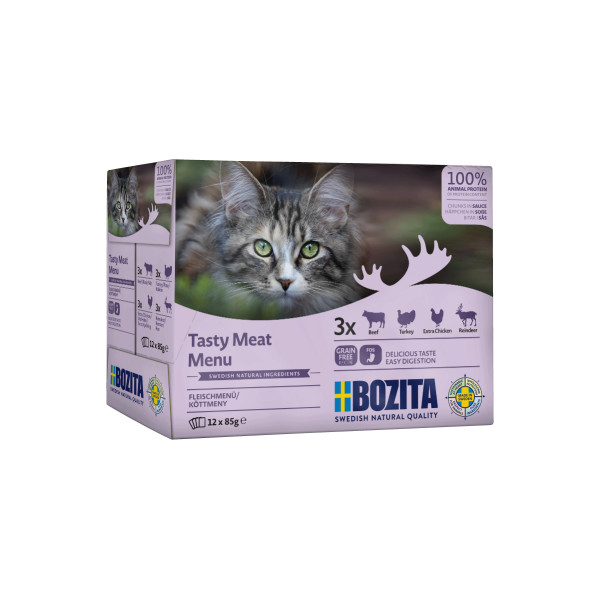 Bozita Bozita vlees multipack natvoer kat 24 x 85 g