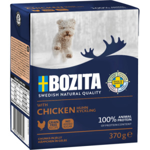 Bozita Naturals met kip natvoer hond 12 x 370 g