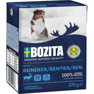 Bozita Naturals met rendier natvoer hond 6 x 370 g