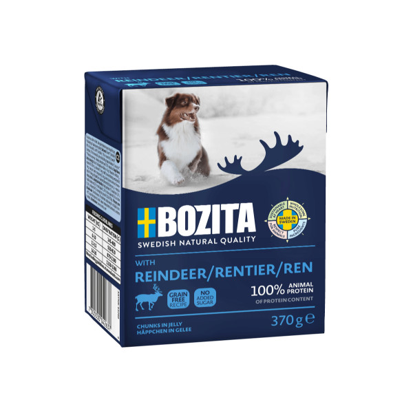 Bozita Bozita Naturals met rendier natvoer hond 6 x 370 g