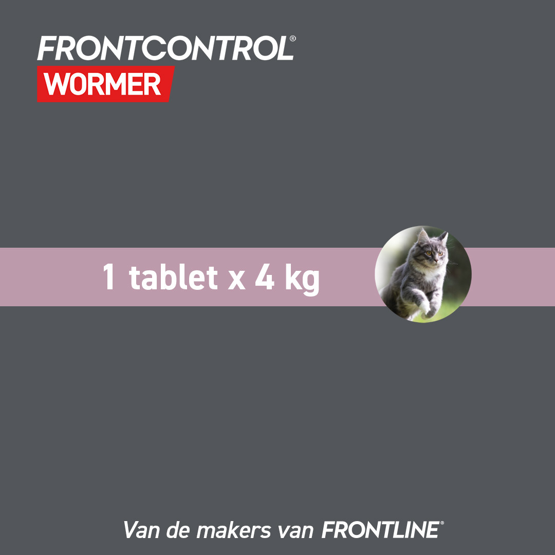 Frontcontrol Wormer ontwormingstablet kat