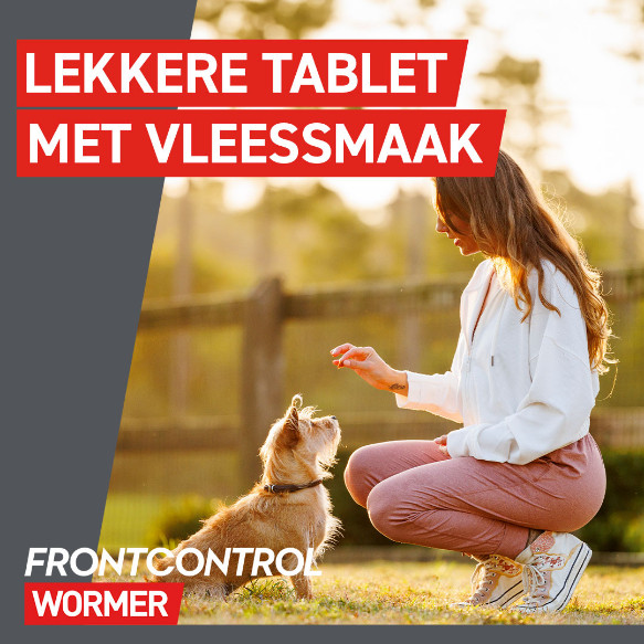 Frontcontrol Wormer ontwormingstablet hond XL (35+ kg)