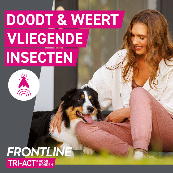 Frontline Tri-Act Spot-on anti-parasiet hond L / 20 - 40 kg