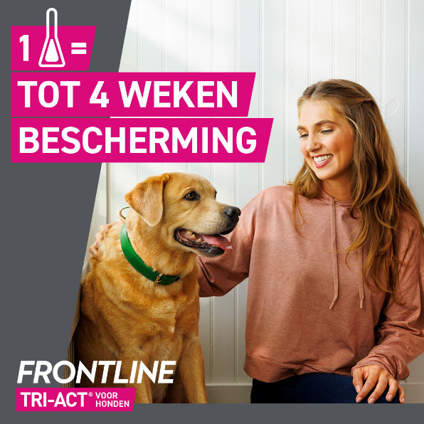 Frontline Tri-Act Spot-on anti-parasiet hond L / 20 - 40 kg
