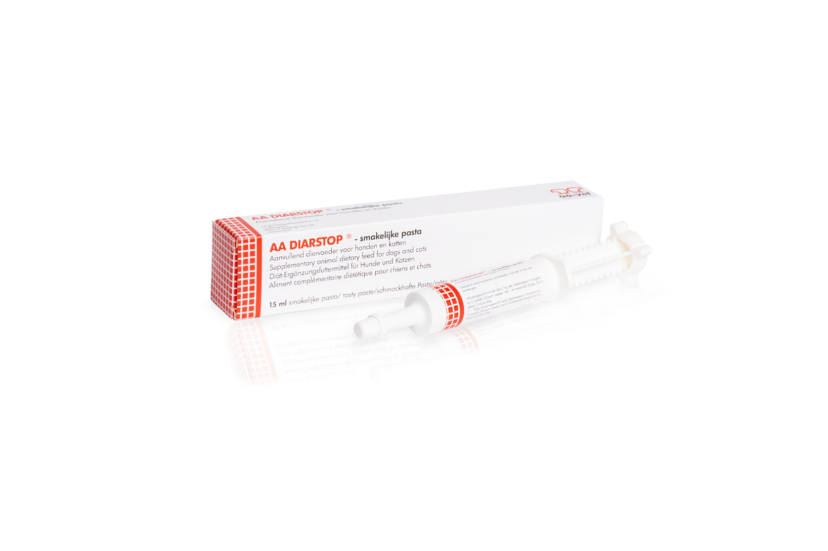 AA Diarstop voedingssupplement hond en kat (pasta 15 ml)