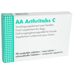 AA Arthritabs C voedingssupplement hond 2 x 90 tabletten