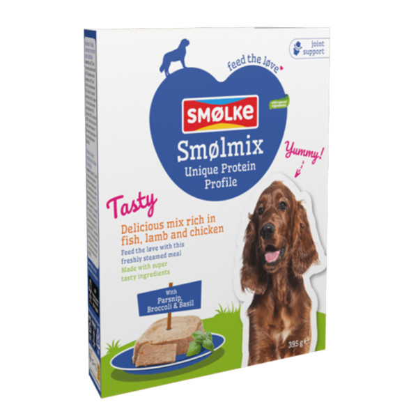 Smolke Smølke Tasty Smølmix vers gestoomd nat hondenvoer 2 x (10 x 395 g)