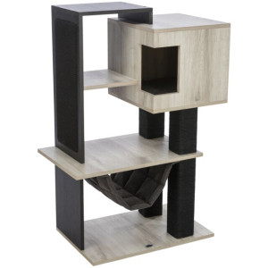 Trixie CityStyle krabpaal grijs/zwart (98 cm) Per stuk afbeelding