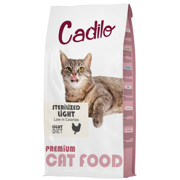 Cadilo Cadilo Sterilised Light - premium kattenvoer 2 x 7 kg