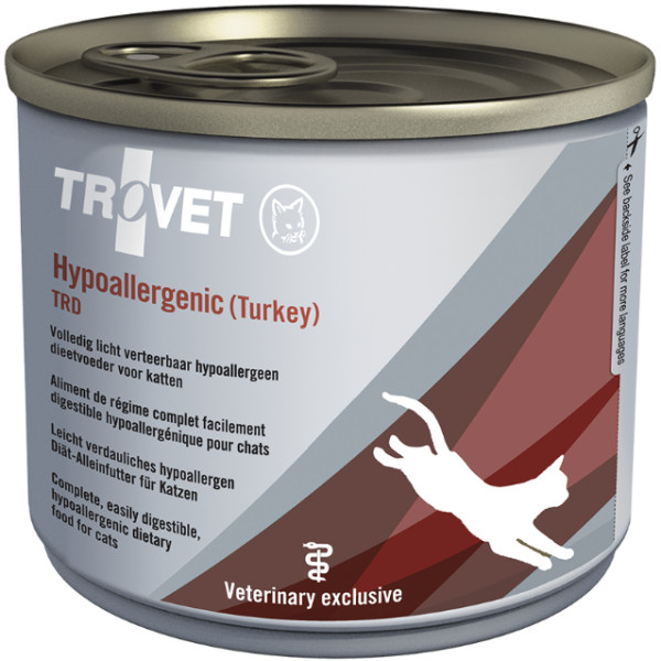 Trovet Trovet Hypoallergenic TRD met kalkoen natvoer kat 6 x 200 g