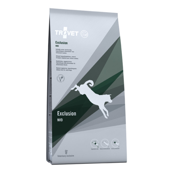 Trovet Trovet Exclusion NVD hondenvoer 12,5 kg
