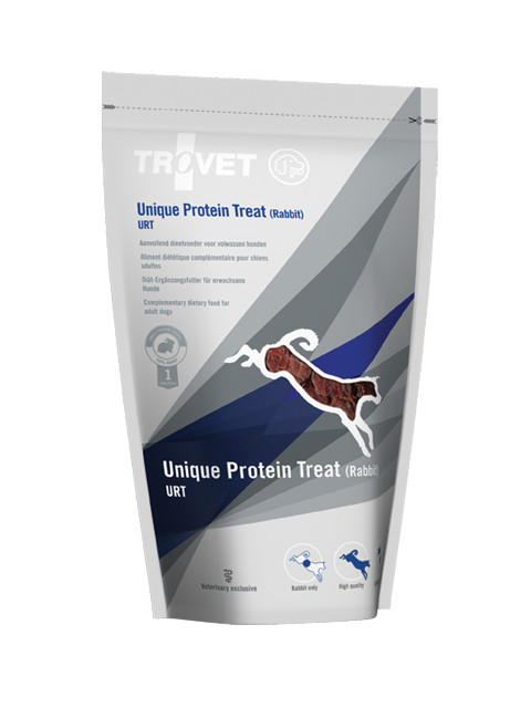 Trovet Unique Protein Treat URT met konijn hondensnack