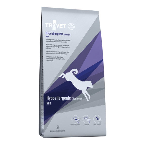 Trovet Trovet Hypoallergenic VPD met hert hondenvoer 10 kg