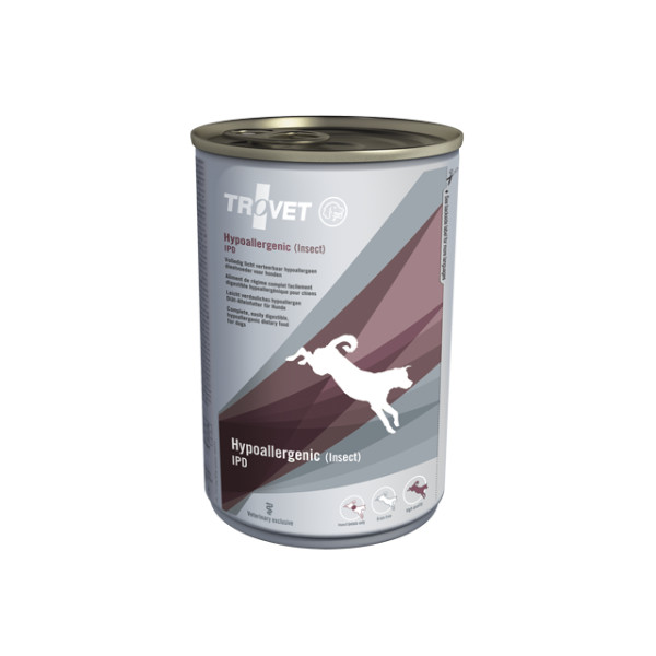 Trovet Trovet Hypoallergenic IPD met insecten natvoer hond 6 x 400 g