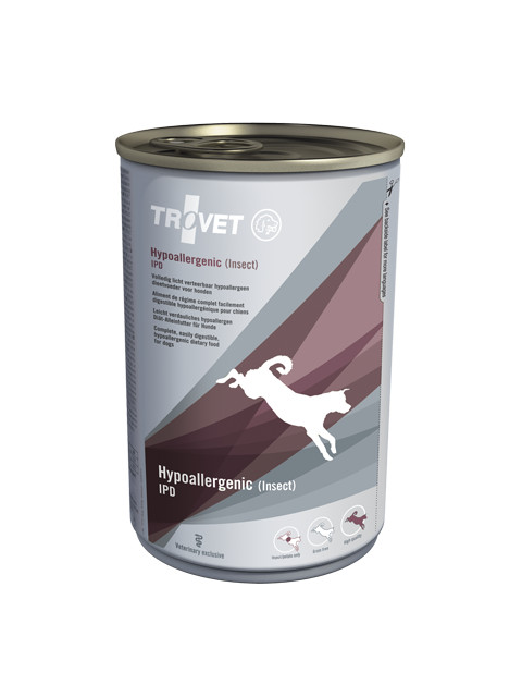 Trovet Hypoallergenic IPD met insecten natvoer hond