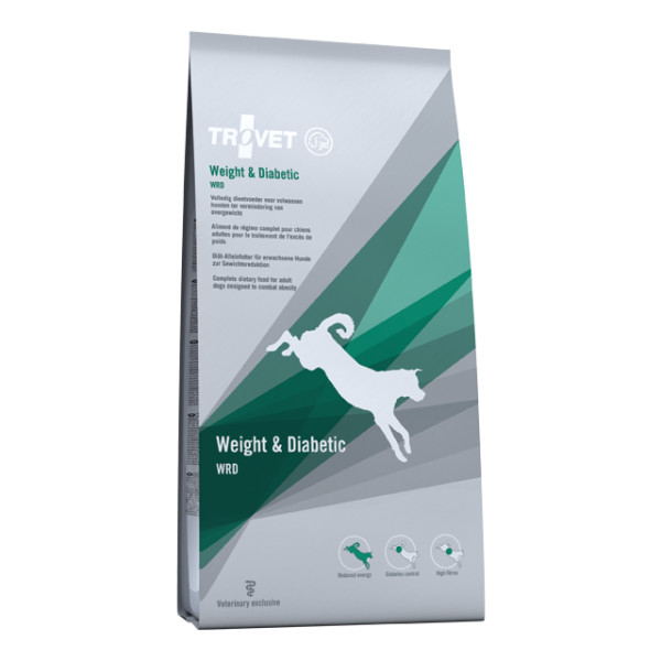 Trovet Trovet Weight & Diabetic WRD hondenvoer 12,5 kg