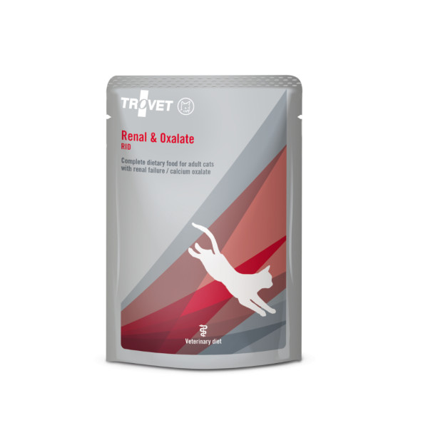 Trovet Trovet Renal & Oxalate RID met kip natvoer kat zakjes 12 x 85 g