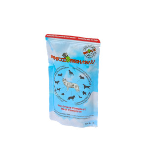 Farm Food Fresh Menu rundvlees natvoer hond (zakjes125 g) 16 x 125 g afbeelding