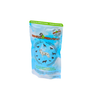 Farm Food Fresh Menu runderpens met hart natvoer hond (zakjes 125 g) 16 x 125 g afbeelding