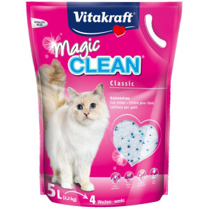 Vitakraft Magic Clean Classic kattenbakvulling 6 x 5 liter afbeelding