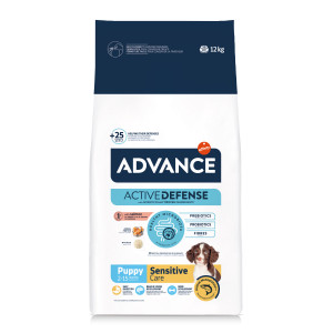 Advance Puppy Sensitive met zalm hondenvoer 2 x 12 kg afbeelding