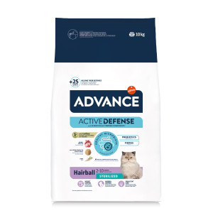 Advance Sterilized High Protein Hairball kattenvoer 10 kg afbeelding