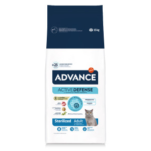 Advance Sterilized High Protein met kalkoen kattenvoer 2 x 15 kg afbeelding