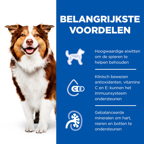 Hill's Mature Adult 7+ nat hondenvoer met rund blik