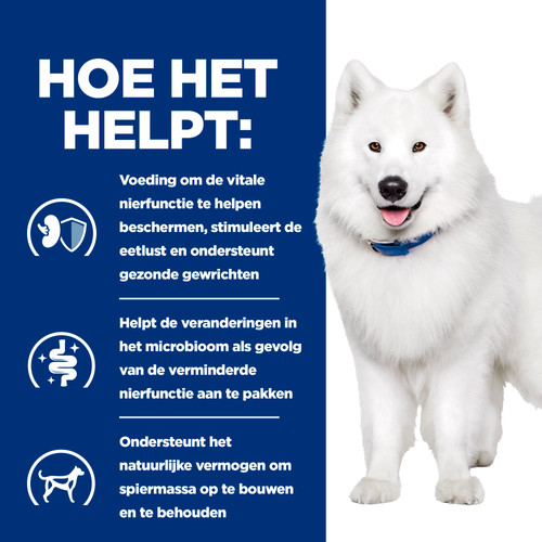 Hill's Prescription Diet K/D + Mobility nat hondenvoer met kipsmaak blik