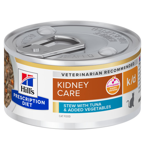 Hill's Prescription Diet K/D Kidney Care stoofpotje voor kat met tonijn & groenten blik