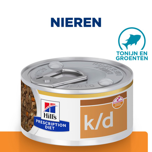 Hill's Prescription Diet K/D Kidney Care stoofpotje voor kat met tonijn & groenten blik