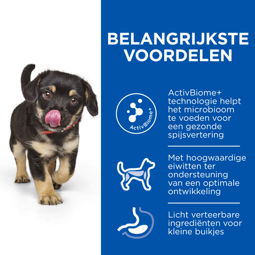 Hill's Puppy Medium Perfect Digestion met kip en bruine rijst hondenvoer