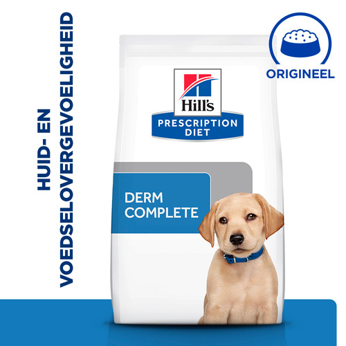 Hill's Prescription Diet Puppy Derm Complete Skin Care & Food Sensitivities hondenvoer