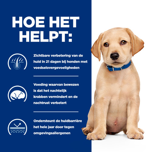 Hill's Prescription Diet Puppy Derm Complete Skin Care & Food Sensitivities hondenvoer