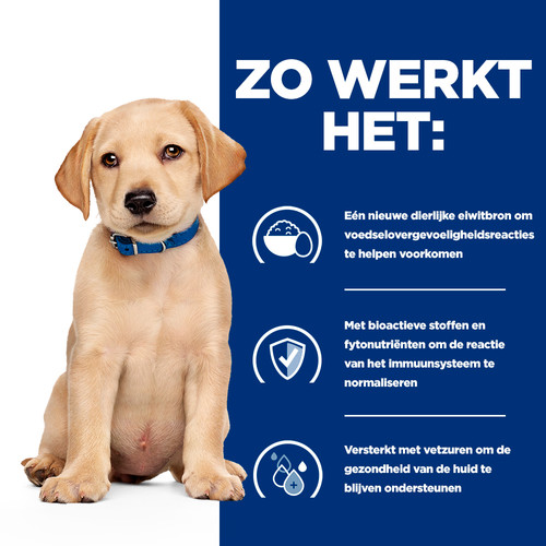 Hill's Prescription Diet Puppy Derm Complete Skin Care & Food Sensitivities hondenvoer