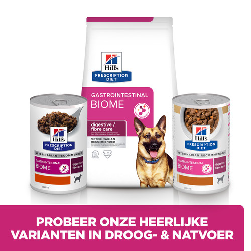 Hill's Prescription Diet Gastrointestinal Biome Digestive Care nat hondenvoer met kip blik