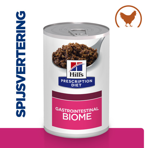 Hill's Prescription Diet Gastrointestinal Biome Digestive Care nat hondenvoer met kip blik