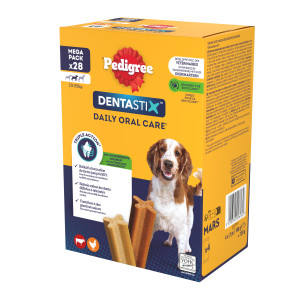 Pedigree Dentastix Medium hondensnack 10 tot 25 kg 2 x 56 stuks afbeelding