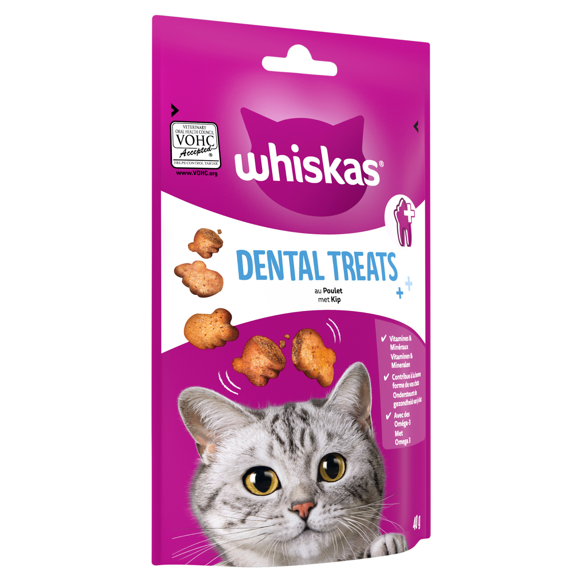 Whiskas Dental Treats met kip kattensnacks