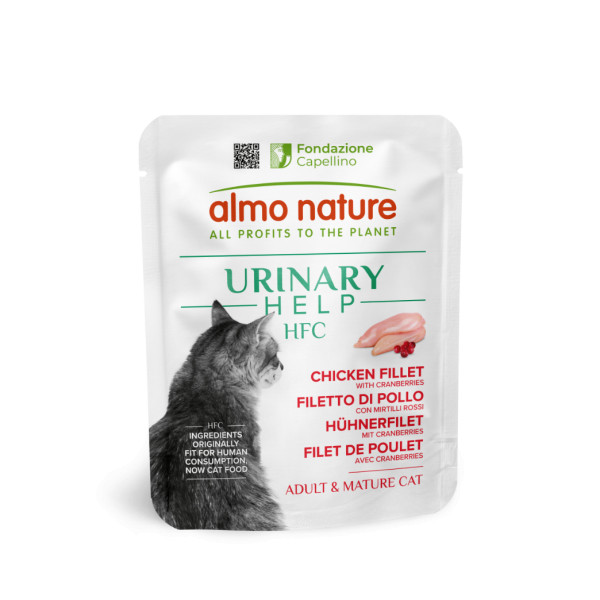 Almo Nature Almo Nature HFC Urinary kipfilet met cranberries natvoer kat (50 g) 48 x 50 g