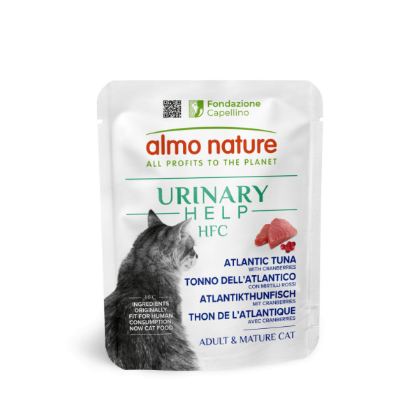 Almo Nature Almo Nature HFC Urinary Help Atlantische tonijn met cranberries natvoer kat (50 g) 24 x 50 g